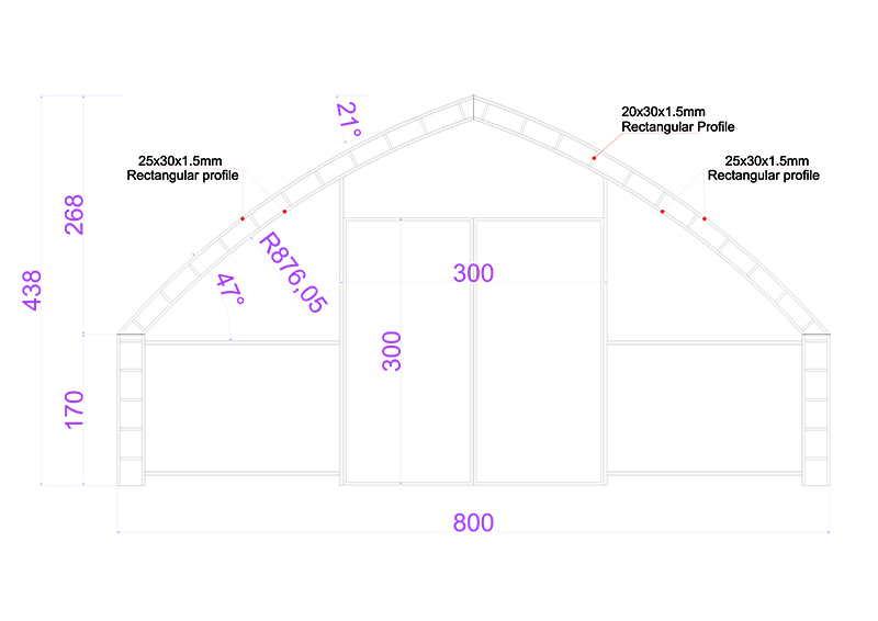 Gulecyuz Tent Nadide Model 8M